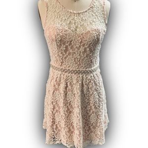 Pink Lace Dress